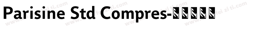 Parisine Std Compres字体转换